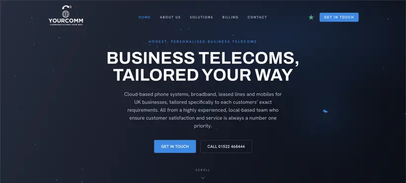 Your Communications website